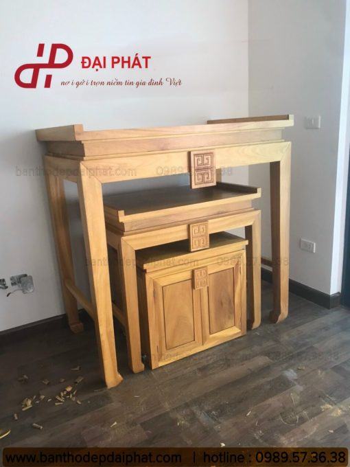 bàn thờ hiện đại đẹp 3 chi tiết