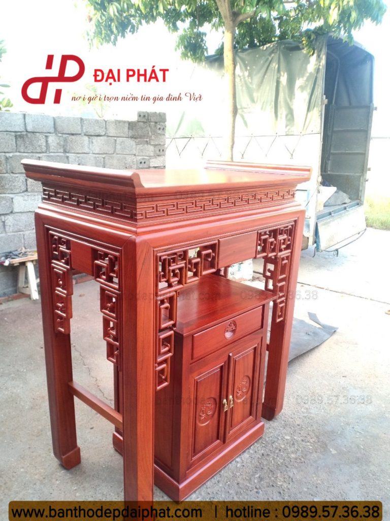 mẫu bàn thờ hiện đại màu cánh gián